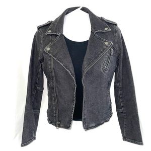 American Eagle Outfitters Denim Moto Jacket